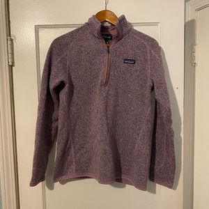 Patagonia Women's Heathered Lavender Half-Zip Pullover